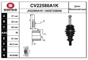 Gelenksatz, Antriebswelle Vorderachse radseitig EAI CV22580A1K