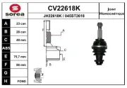 Gelenksatz, Antriebswelle Vorderachse radseitig EAI CV22618K