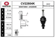 Gelenksatz, Antriebswelle Vorderachse EAI CV22804K