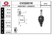 Gelenksatz, Antriebswelle radseitig EAI CV22851K
