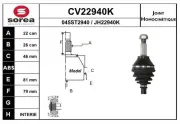 Gelenksatz, Antriebswelle radseitig EAI CV22940K