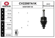 Gelenksatz, Antriebswelle Vorderachse links Vorderachse rechts radseitig EAI CV22997A1K