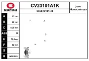 Gelenksatz, Antriebswelle Vorderachse links Vorderachse rechts radseitig EAI CV23101A1K