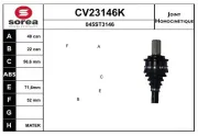 Gelenksatz, Antriebswelle Hinterachse radseitig EAI CV23146K