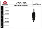 Gelenksatz, Antriebswelle getriebeseitig EAI CV24332K