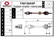 Antriebswelle Vorderachse rechts EAI T49138ASP