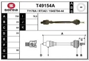 Antriebswelle EAI T49154A