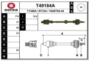 Antriebswelle Vorderachse rechts EAI T49184A