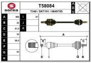 Antriebswelle EAI T58084