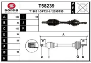 Antriebswelle EAI T58239