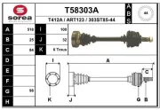 Antriebswelle Vorderachse links Vorderachse rechts EAI T58303A