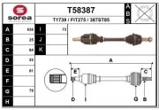 Antriebswelle Vorderachse links EAI T58387