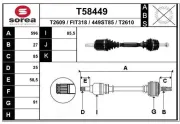 Antriebswelle Vorderachse links EAI T58449