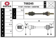 Antriebswelle Vorderachse links EAI T68245