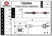 Antriebswelle Vorderachse rechts EAI T68280A