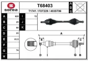 Antriebswelle EAI T68403