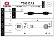 Antriebswelle Vorderachse links EAI T68613A1