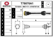 Antriebswelle EAI T78070A1