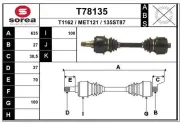 Antriebswelle EAI T78135