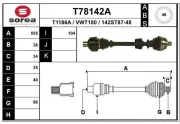 Antriebswelle Vorderachse rechts EAI T78142A