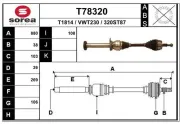 Antriebswelle EAI T78320