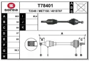 Antriebswelle EAI T78401