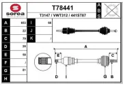 Antriebswelle EAI T78441