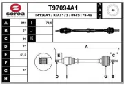 Antriebswelle Vorderachse rechts EAI T97094A1