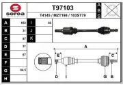 Antriebswelle Vorderachse links EAI T97103