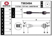 Antriebswelle EAI T98349A