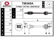 Antriebswelle Vorderachse links EAI T98365A