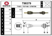 Antriebswelle Vorderachse links EAI T98379