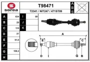 Antriebswelle EAI T98471