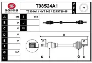 Antriebswelle Vorderachse rechts EAI T98524A1