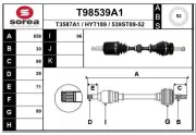Antriebswelle Vorderachse links EAI T98539A1