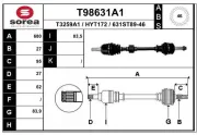 Antriebswelle Vorderachse links EAI T98631A1