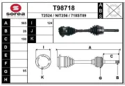 Antriebswelle EAI T98718