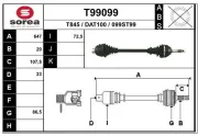 Antriebswelle EAI T99099