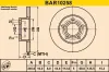 Bremsscheibe BARUM BAR10258
