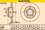 Bremsscheibe BARUM BAR10258