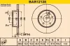 Bremsscheibe Vorderachse BARUM BAR12128
