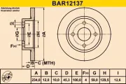 Bremsscheibe BARUM BAR12137