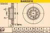Bremsscheibe Vorderachse BARUM BAR22210