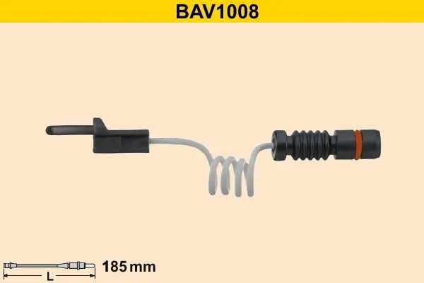 Warnkontakt, Bremsbelagverschleiß BARUM BAV1008