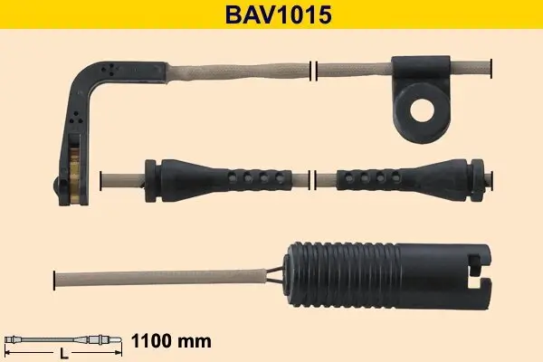 Warnkontakt, Bremsbelagverschleiß BARUM BAV1015