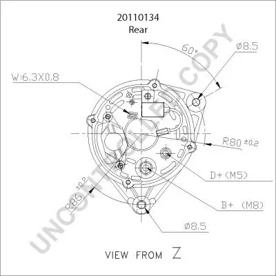 Generator 12 V BOM-Prestolite 20110134 Bild Generator 12 V BOM-Prestolite 20110134