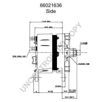 Generator 12 V BOM-Prestolite 66021636 Bild Generator 12 V BOM-Prestolite 66021636