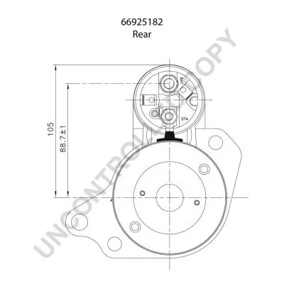 Starter 12 V 1,1 kW BOM-Prestolite 66925182 Bild Starter 12 V 1,1 kW BOM-Prestolite 66925182