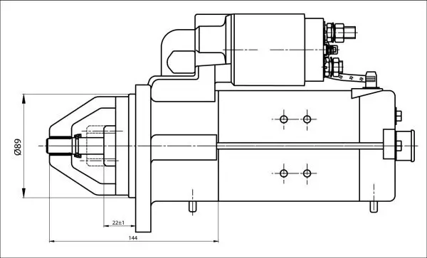 Starter 24 V 4 kW BOM-Prestolite 861039 Bild Starter 24 V 4 kW BOM-Prestolite 861039