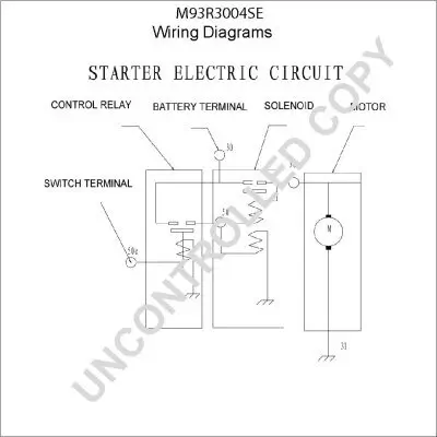 Starter 24 V 5 kW BOM-Prestolite M93R3004SE Bild Starter 24 V 5 kW BOM-Prestolite M93R3004SE